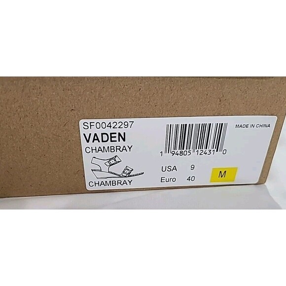 SOFFT Vaden Wedge CHAMBRAY Blue Wedge Comfort Leather Adjustable Sandals 9 M - Picture 11 of 12